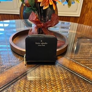 Small black Kate spade wallet